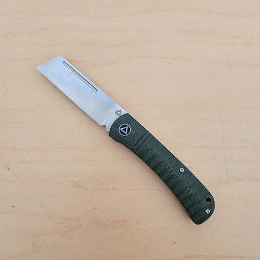 QSP Hedgehog Slipjoint - Green Micarta