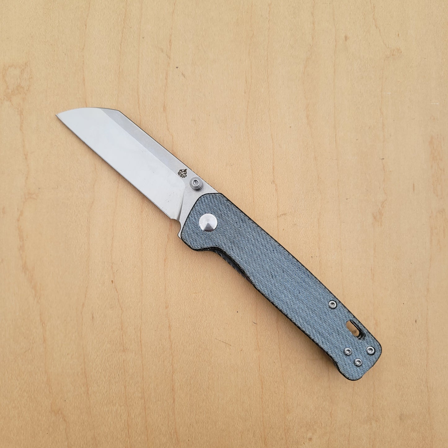 QSP Penguin V2 Denim Micarta Liner Lock