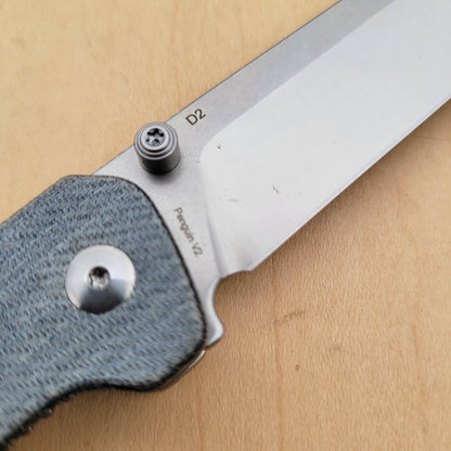 QSP Penguin V2 Denim Micarta Liner Lock