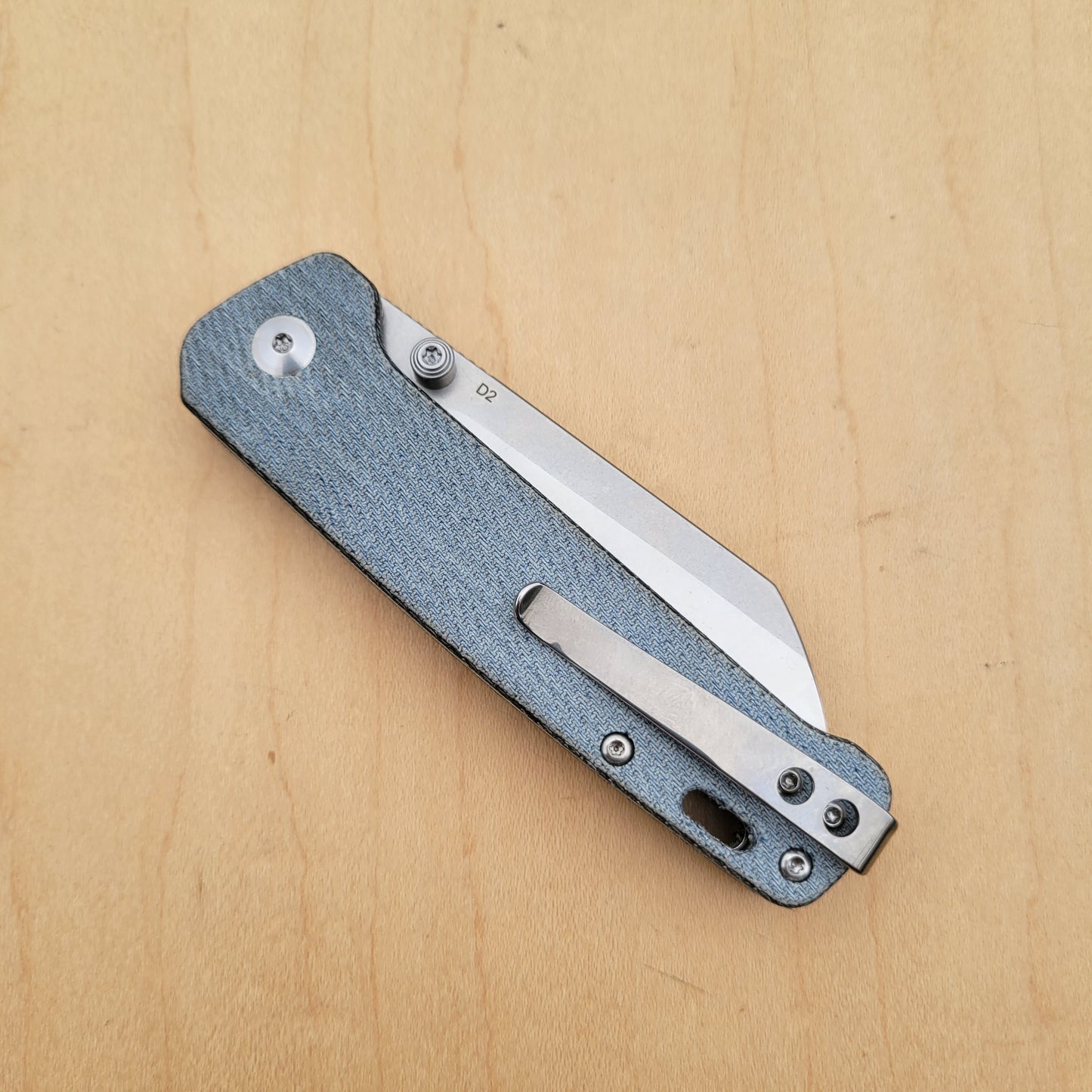 QSP Penguin V2 Denim Micarta Liner Lock
