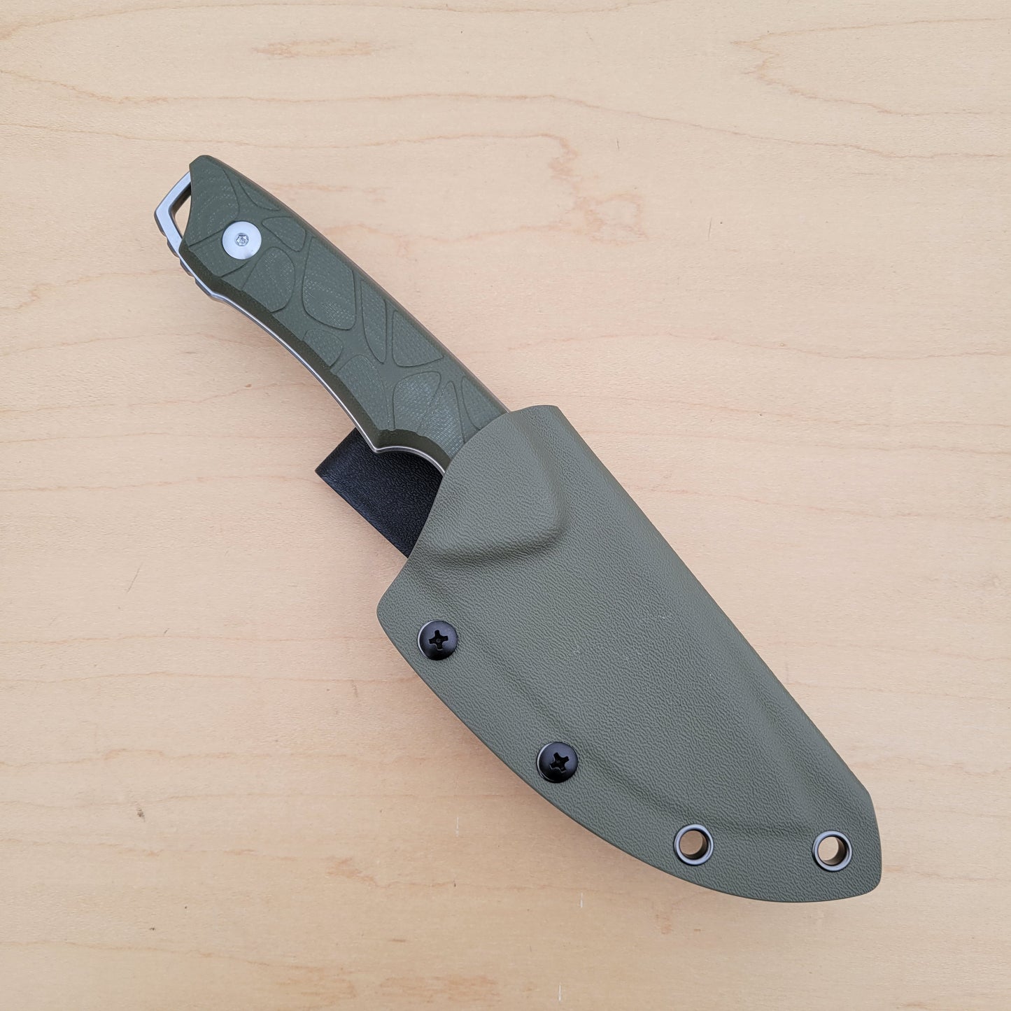 QSP Tiny TOT Fixed Blade - OD Green G10