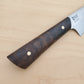 Reed Hammer and Needle 5.5" Petty Carbon - Walnut Burl