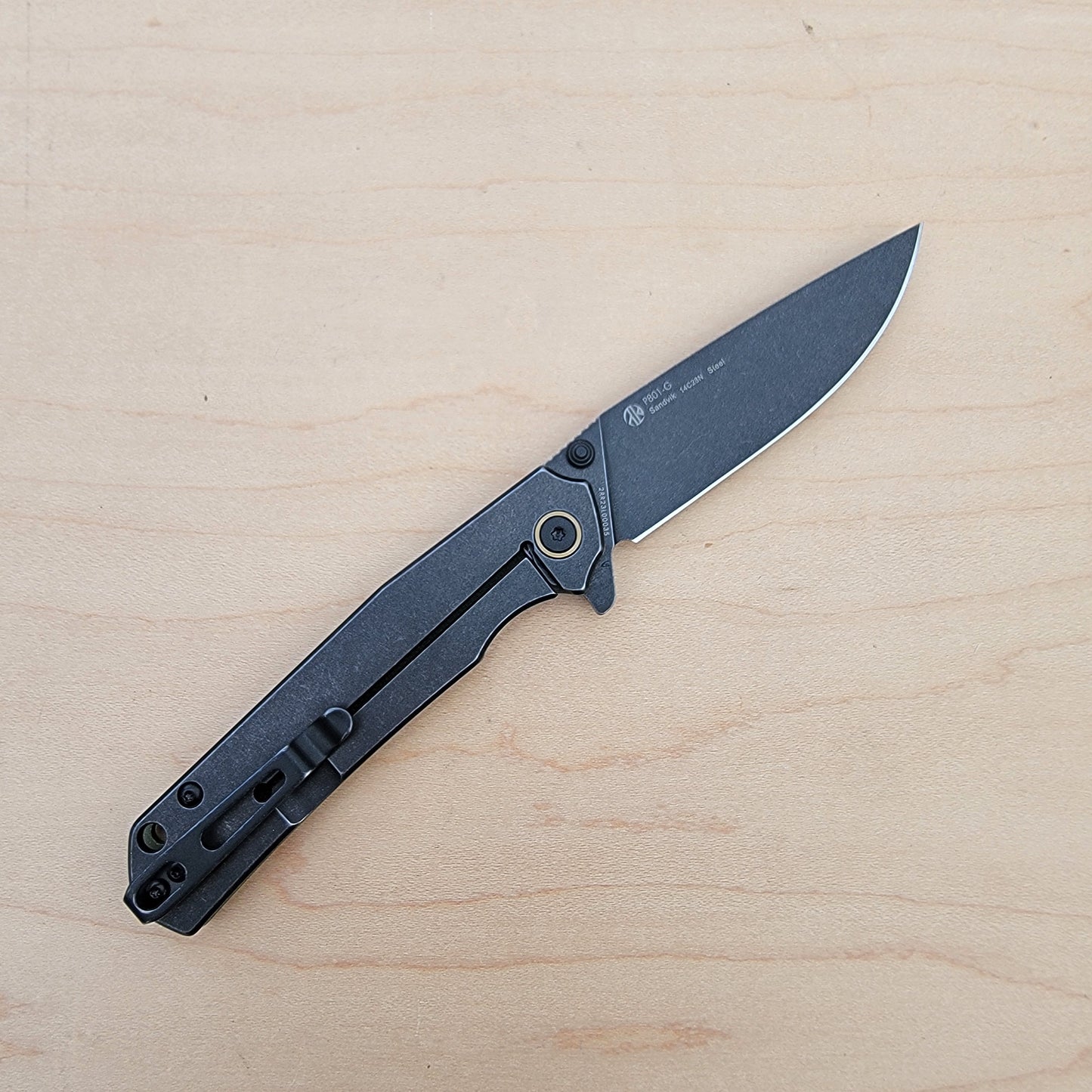 Ruike P801G Framelock Flipper Green