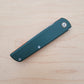 SRM Qrick Linerlock Green/Orange G10