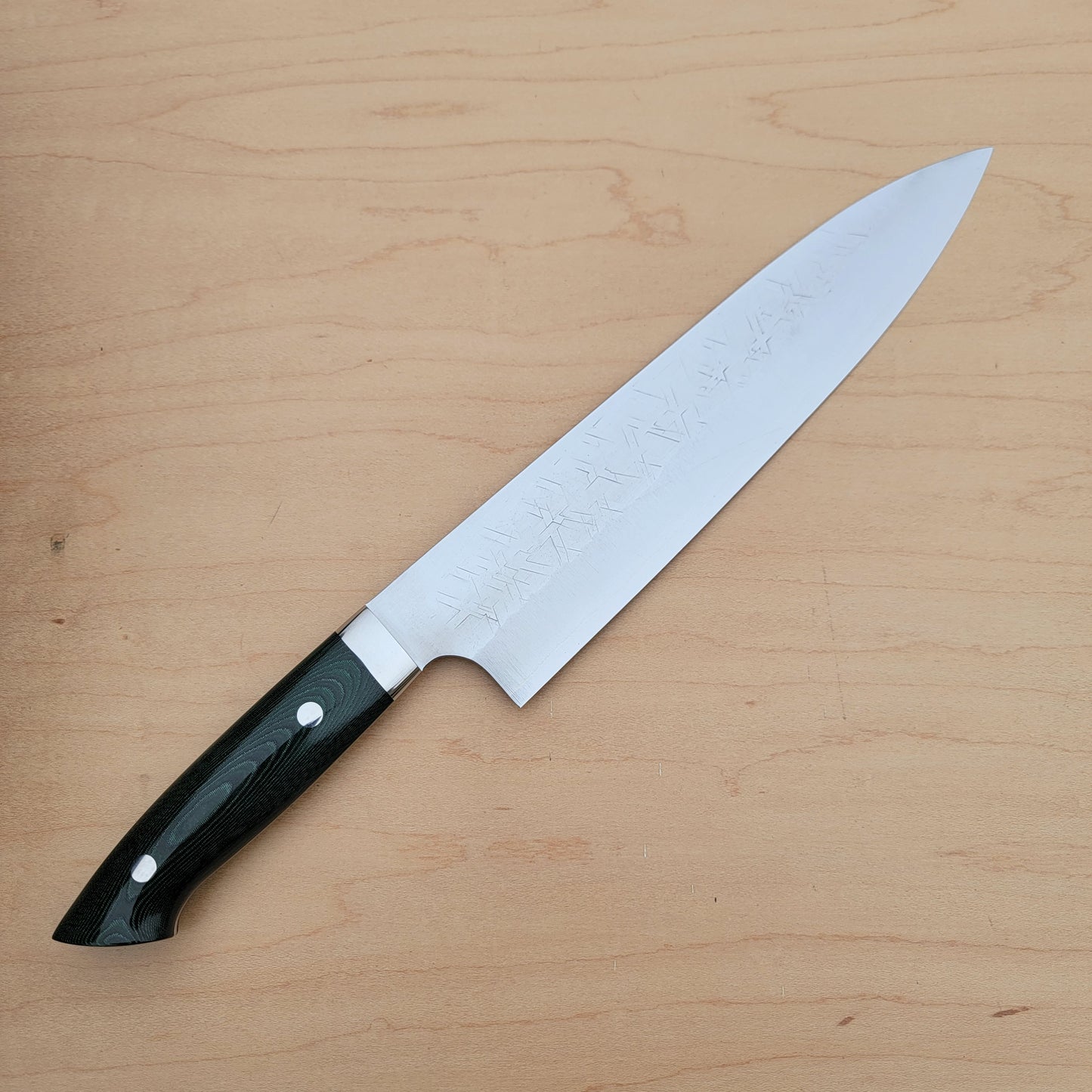 Takeshi Saji SRS13 240mm Gyuto Green Micarta