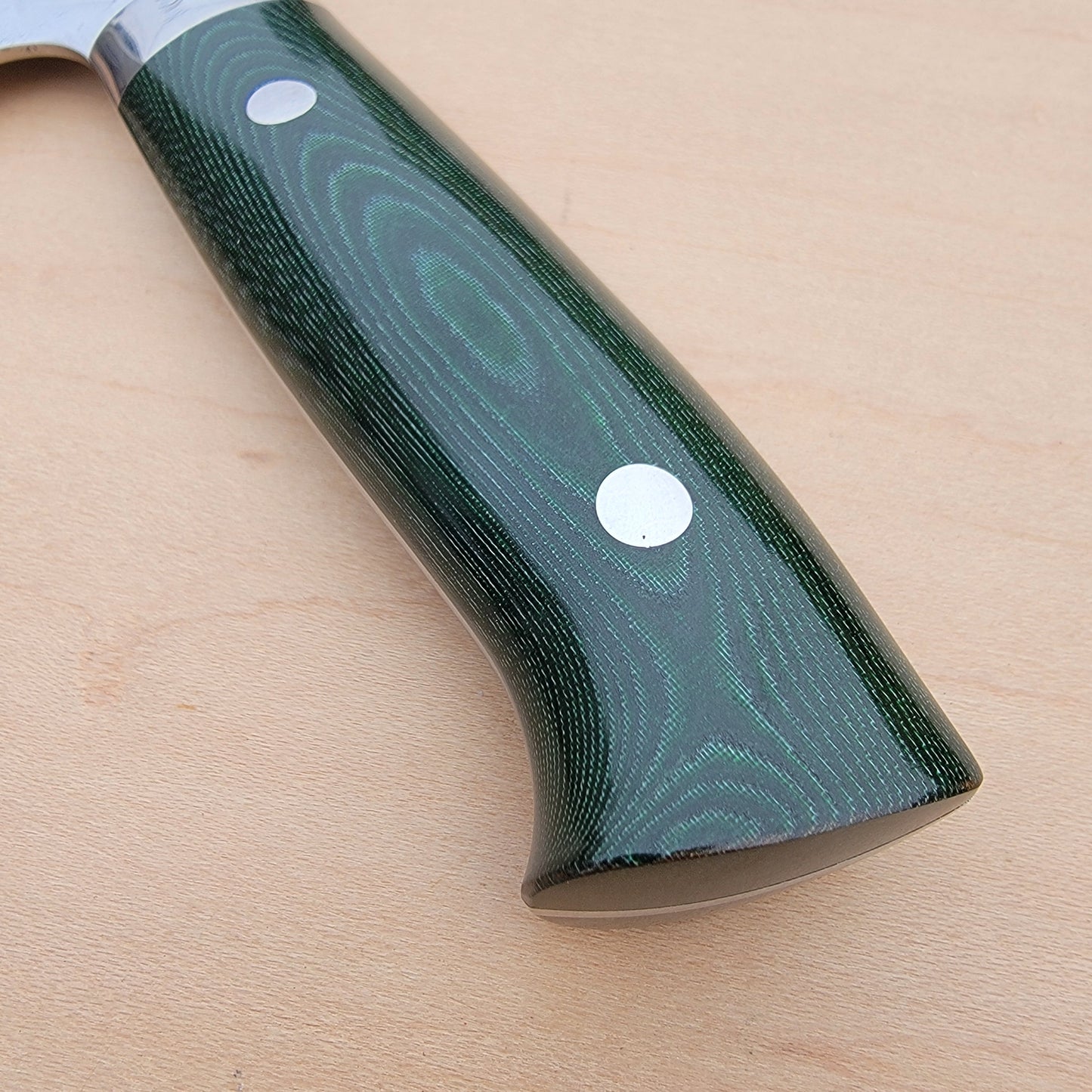 Takeshi Saji SRS13 165mm Nakiri Green Micarta