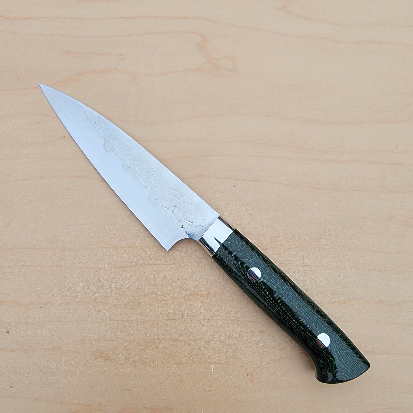 Takeshi Saji SRS13 130mm Petty Green Micarta