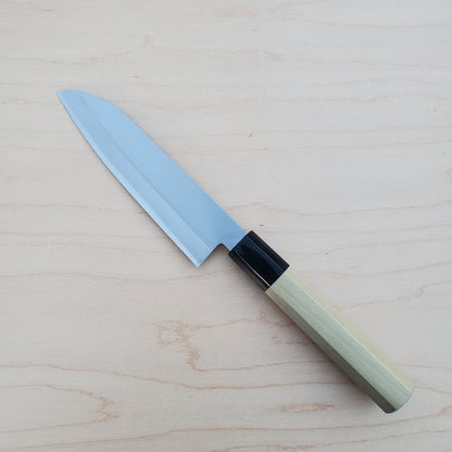 Sakai Kikumori Aogami Super Warikomi 140mm Santoku