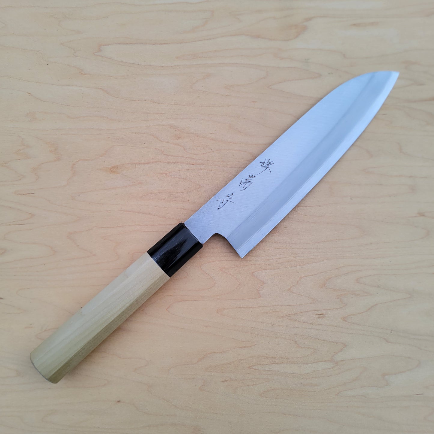 Sakai Kikumori Blue Super Warikomi 180mm Wa-Santoku
