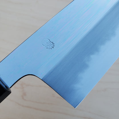 Sakai Kikumori Choyo Nakiri 180mm Shirogami - Ebony