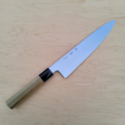Sakai Kikumori Gokujyo 240mm Gyuto - Shirogami