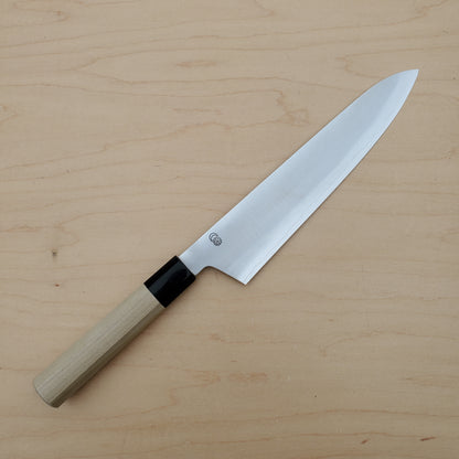 Sakai Kikumori Kikuzuki Gin 240mm Gyuto