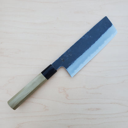 Sakai Kikumori Kikuzuki Kuro 180mm Nakiri
