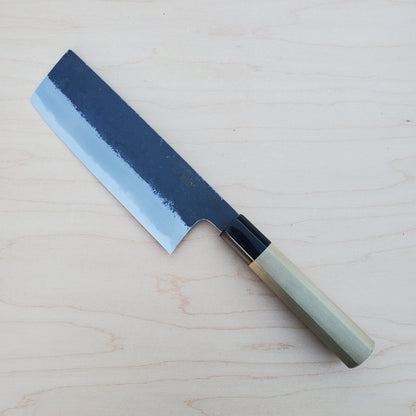 Sakai Kikumori Kikuzuki Kuro 180mm Nakiri