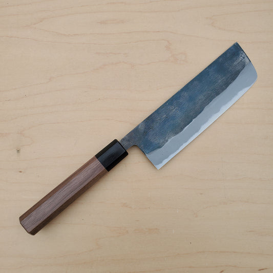 Sakai Kikumori MB Yasurime Kurouchi 165mm Nakiri