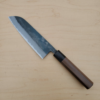 Sakai Kikumori MB Yasurime Kurouchi 170mm Santoku