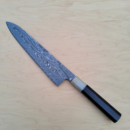 Sakai Kikumori Nakagawa SPG STRIX Damascus 240mm Gyuto