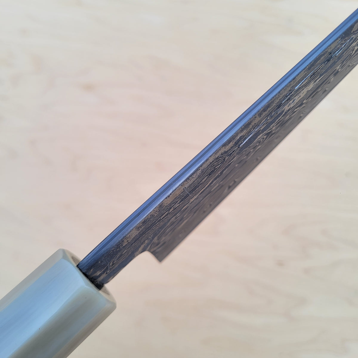 Sakai Kikumori Nakagawa SPG STRIX Damascus 240mm Gyuto
