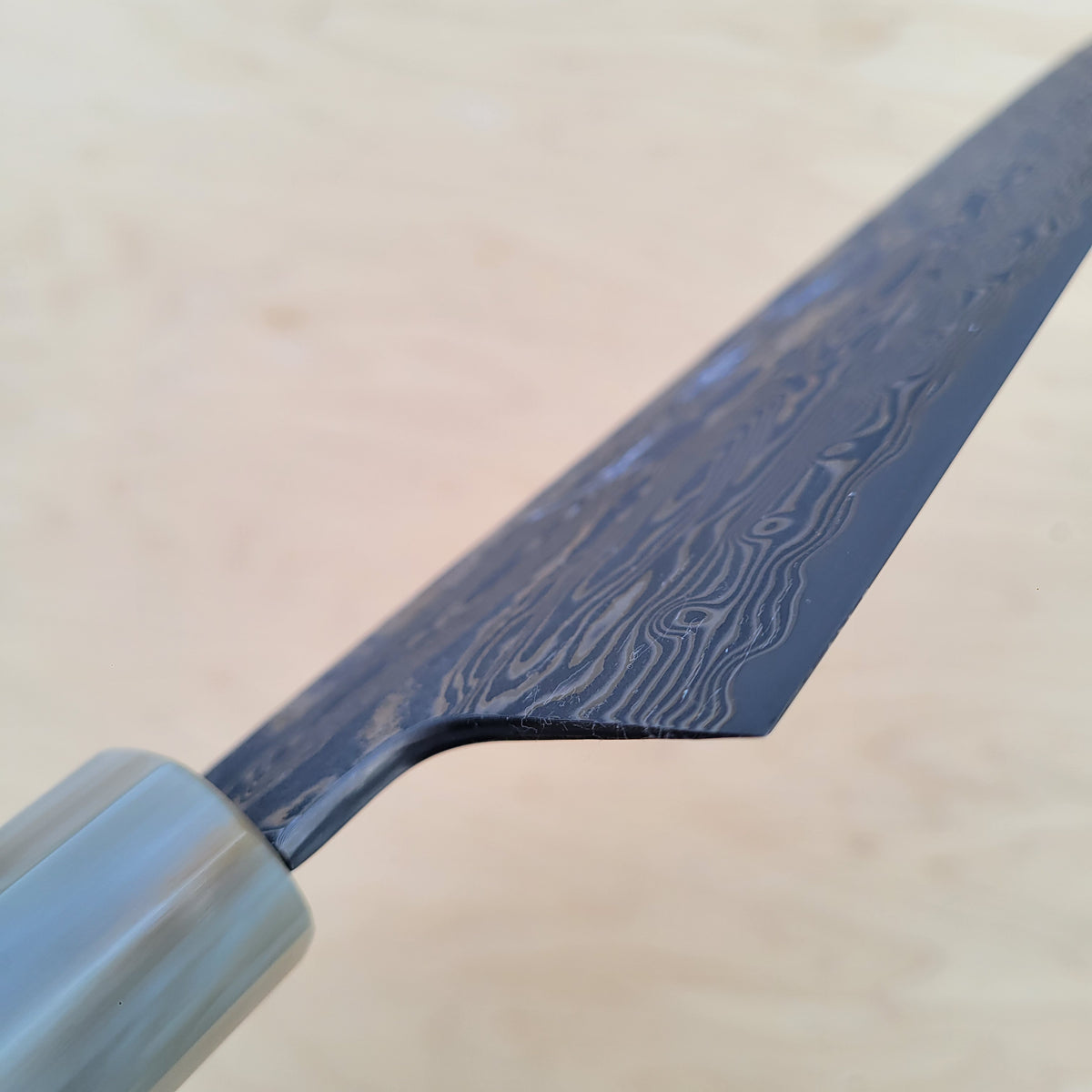 Sakai Kikumori Nakagawa SPG STRIX Damascus 240mm Gyuto