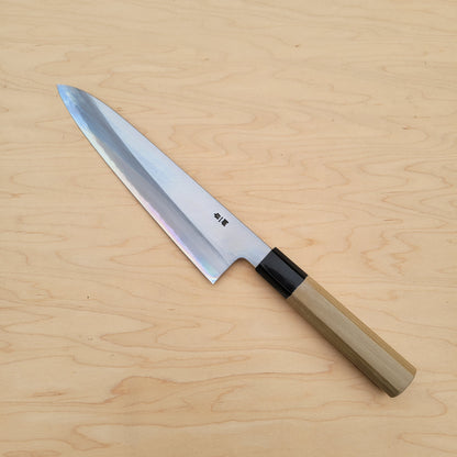Sakai Kikumori x Nakagawa 210mm Gyuto - Stainless Clad Shirogami #1