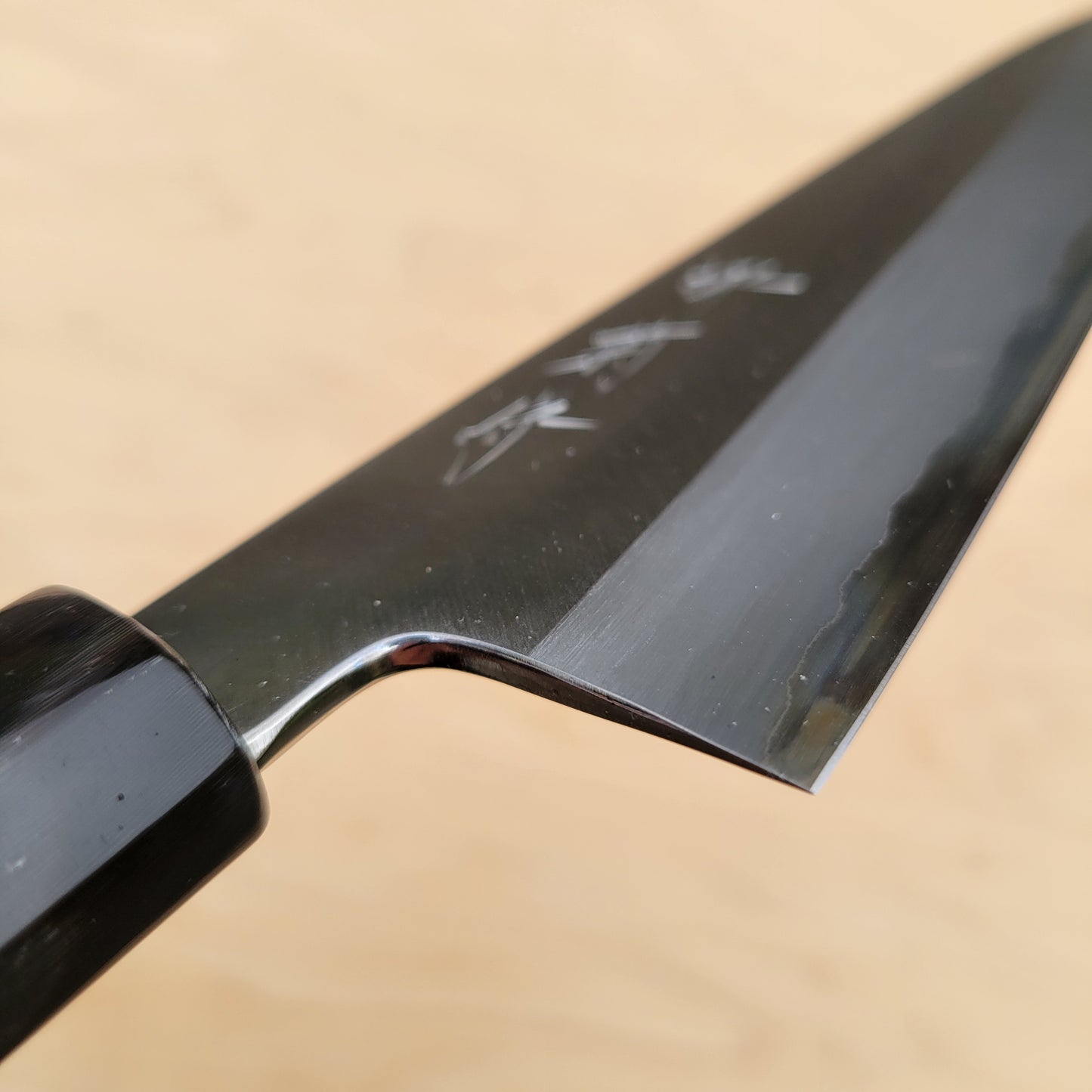Sakai Kikumori x Nakagawa 210mm Gyuto - Stainless Clad Shirogami #1