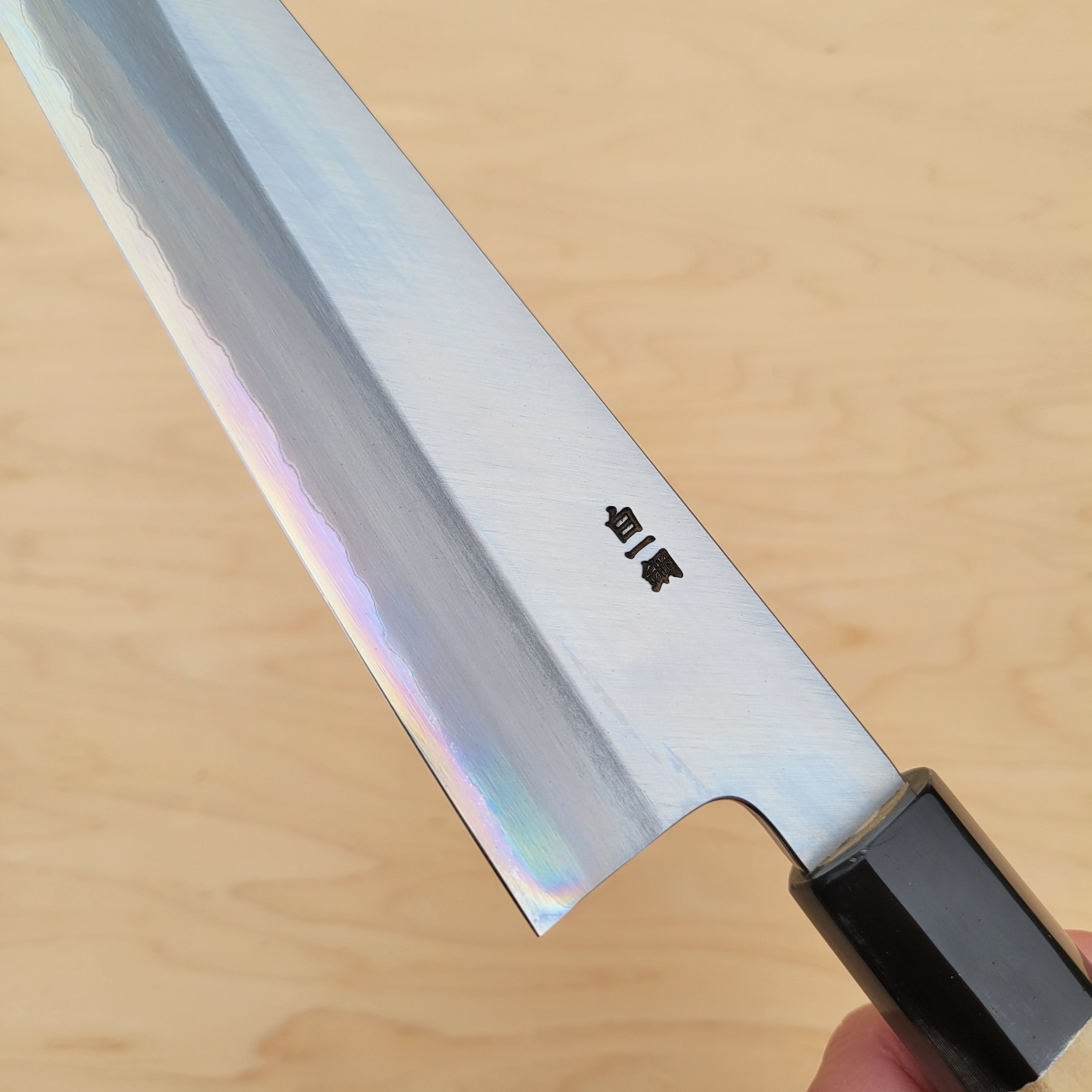 Sakauehikari様 Sakai Kikumori x Nakagawa 210mm Gyuto - Stainless Clad Shirogami