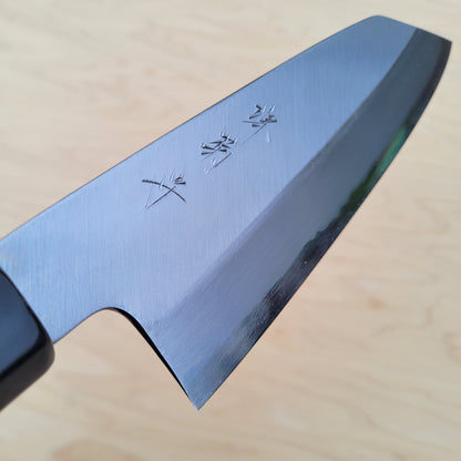 Sakai Kikumori x Nakagawa 180mm Kiritsuke Santoku - Stainless Clad Shirogami #1