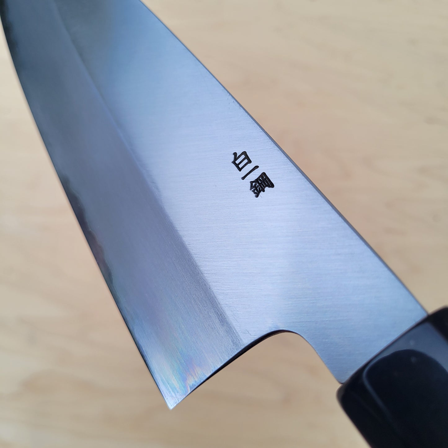 Sakai Kikumori x Nakagawa 180mm Kiritsuke Santoku - Stainless Clad Shirogami #1