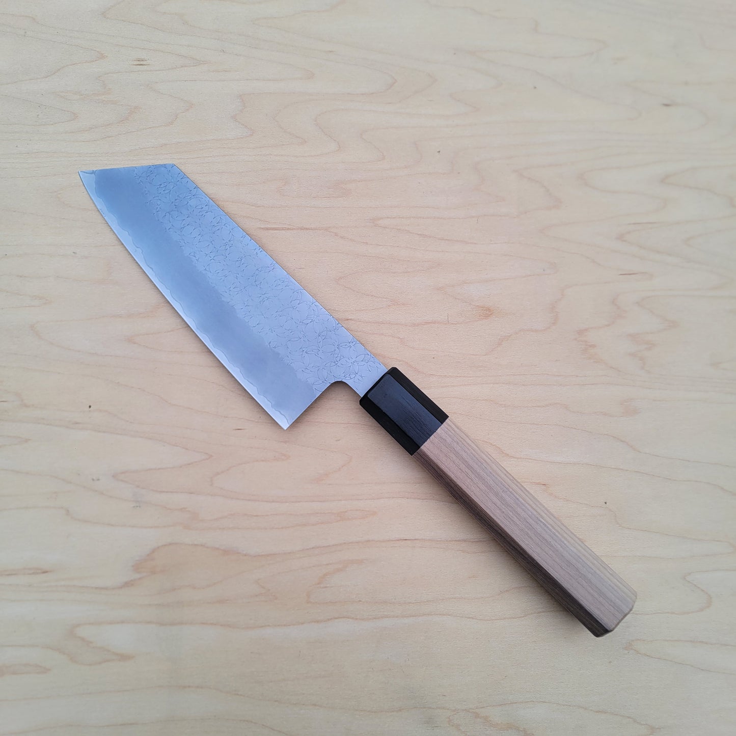 Sakai Kikumori VG10 Tsuchime 140mm Bunka - Walnut