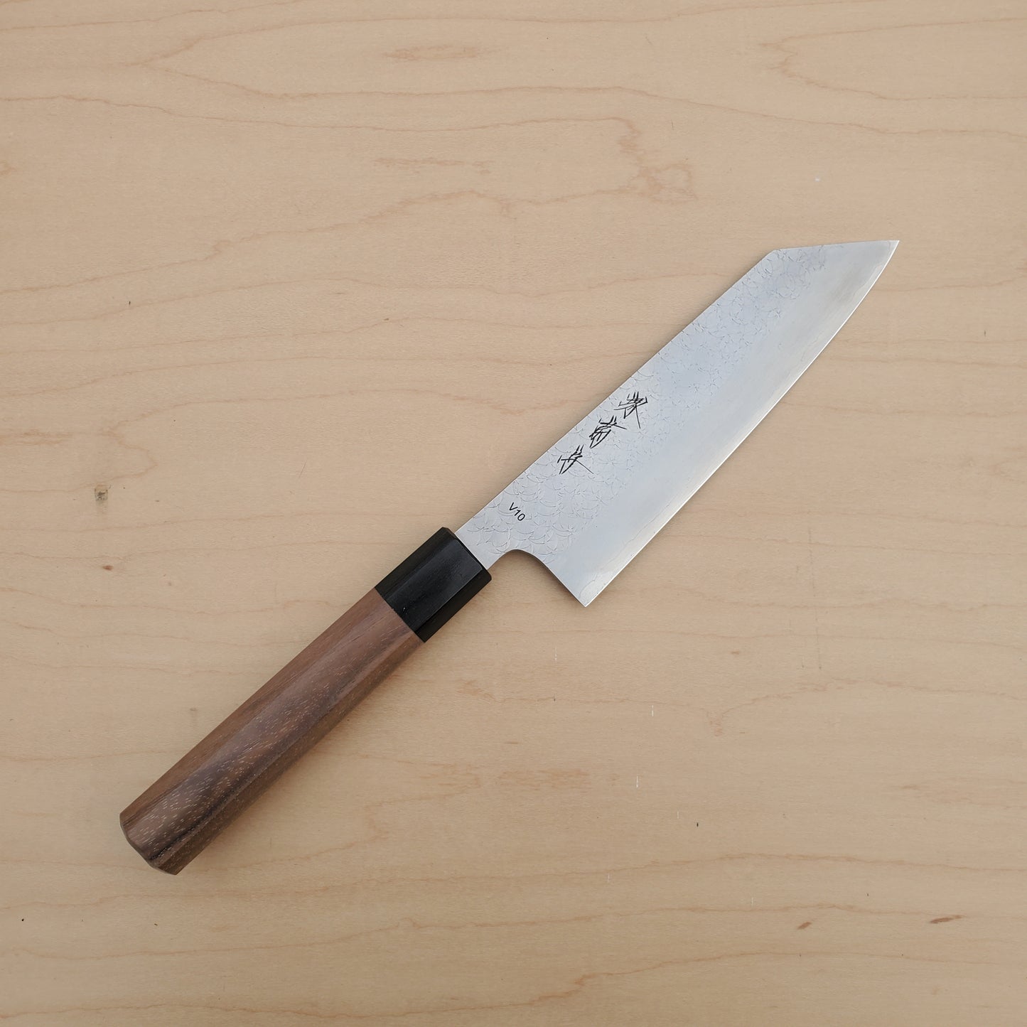 Sakai Kikumori VG10 Tsuchime 165mm Bunka - Walnut