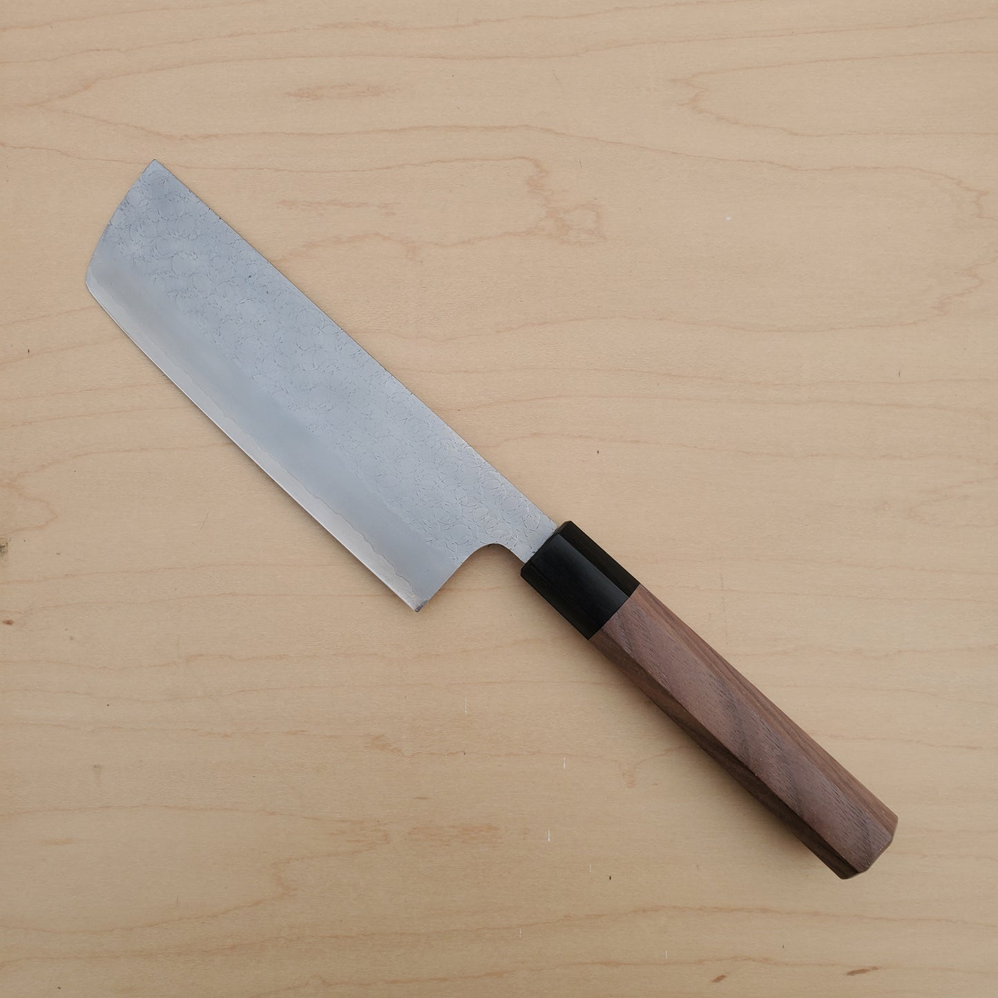 Sakai Kikumori VG10 Tsuchime 165mm Nakiri - Walnut