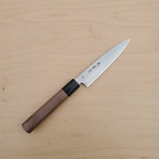 Sakai Kikumori VG10 Tsuchime 135mm Petty - Walnut