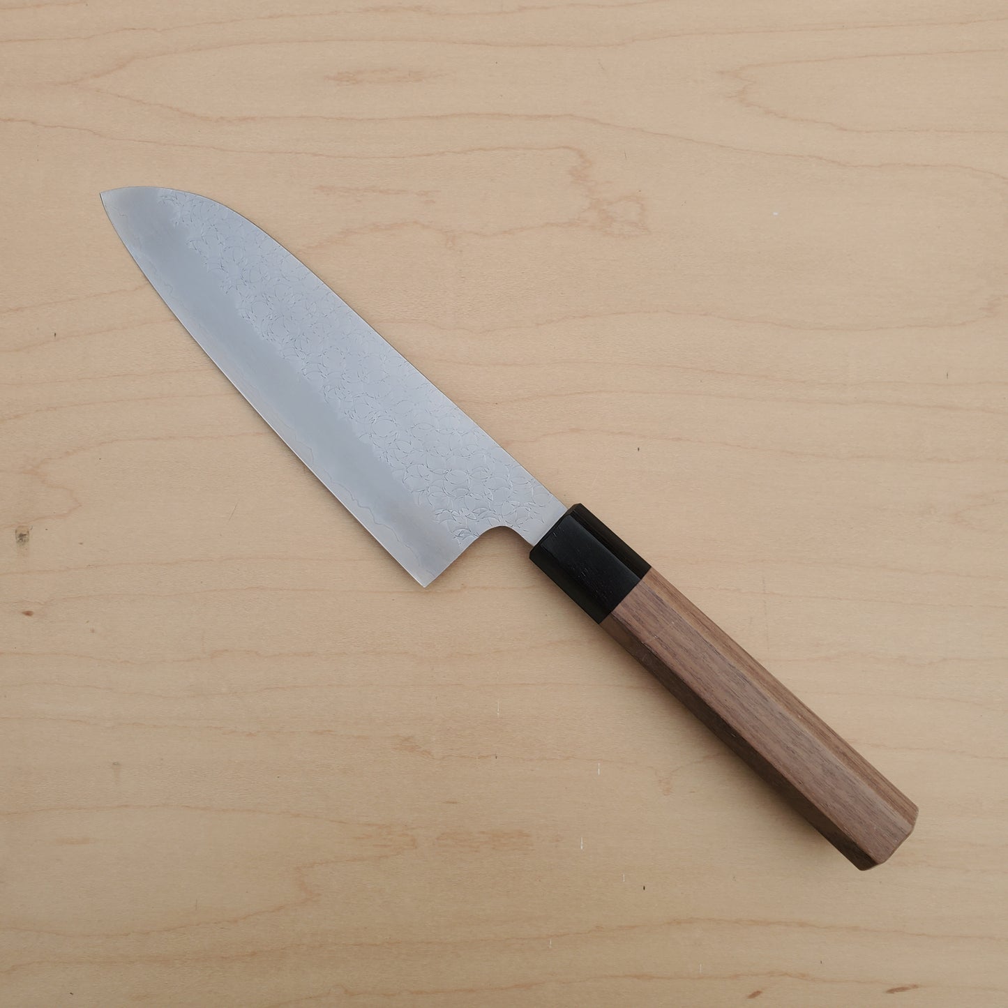 Sakai Kikumori VG10 Tsuchime 165mm Santoku - Walnut