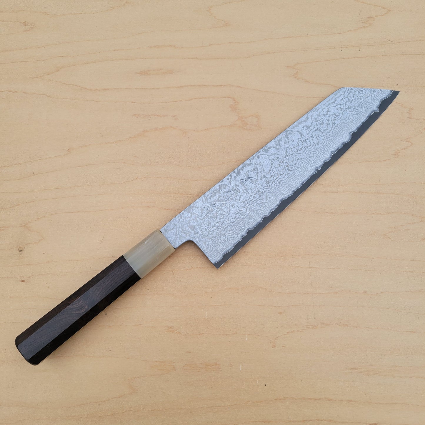 Sakai Kikumori Yogiri 225mm Kiritsuke Gyuto - Aogami Super Damascus
