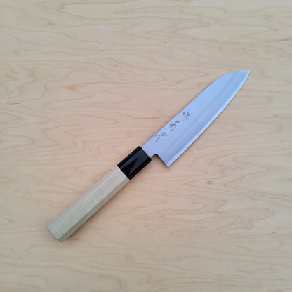 Sakai Kikumori Blue Super Warikomi 140mm Wa-Santoku