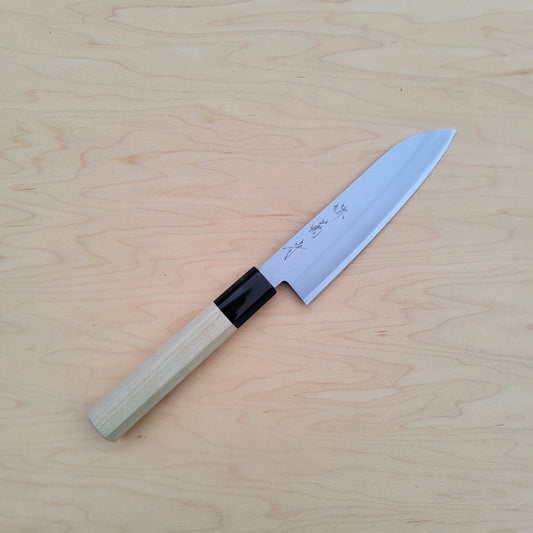 Sakai Kikumori Blue Super Warikomi 140mm Wa-Santoku