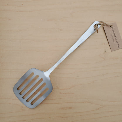 Slotted Turner Spatula - Stainless Steel - Tsubame-Sanjo