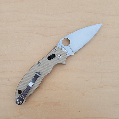 Spyderco Manix 2 - Cruwear Micarta - C101MPCW2