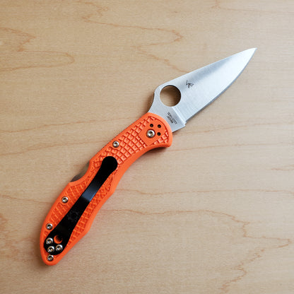 Spyderco Delica 4 Lockback - Orange - C11FPOR
