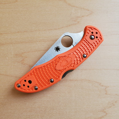 Spyderco Delica 4 Lockback - Orange - C11FPOR