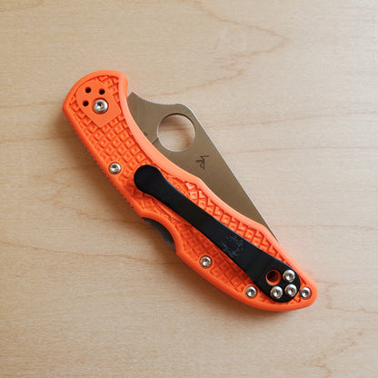 Spyderco Delica 4 Lockback - Orange - C11FPOR
