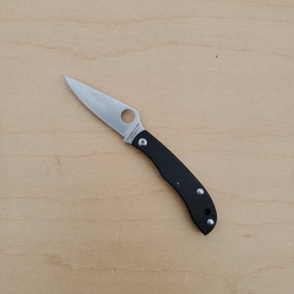 Spyderco Honeybee Mini Folding Knife Black G10 - C137GBKP