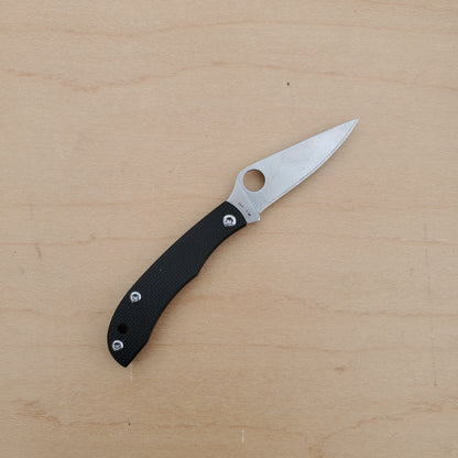 Spyderco Honeybee Mini Folding Knife Black G10 - C137GBKP