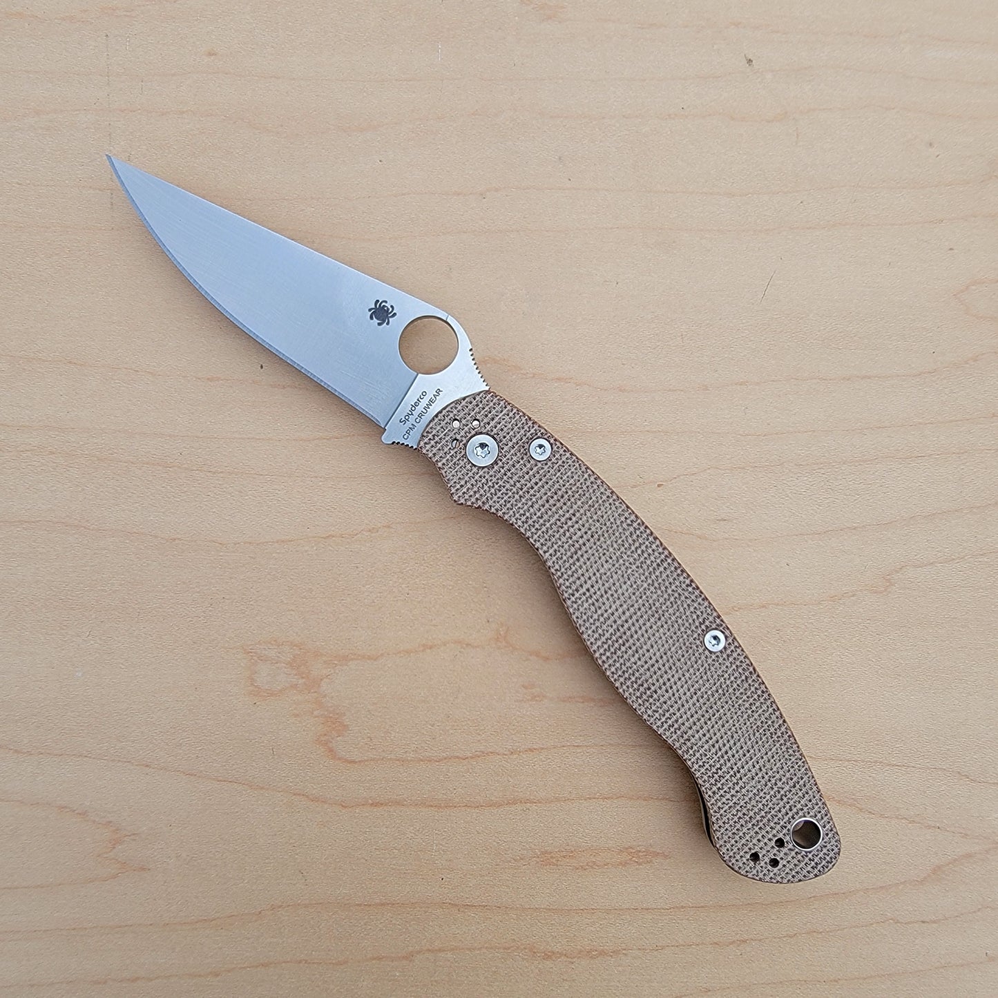 Spyderco Military 2 - Cruwear Micarta - C36MPCW2