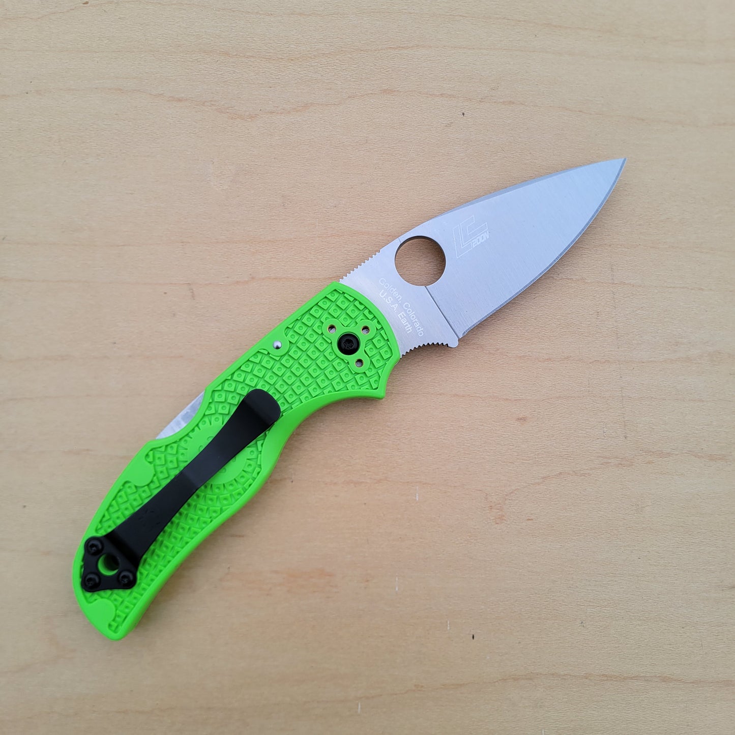 Spyderco Native 5 Salt - Green LC200N - C41PGR5