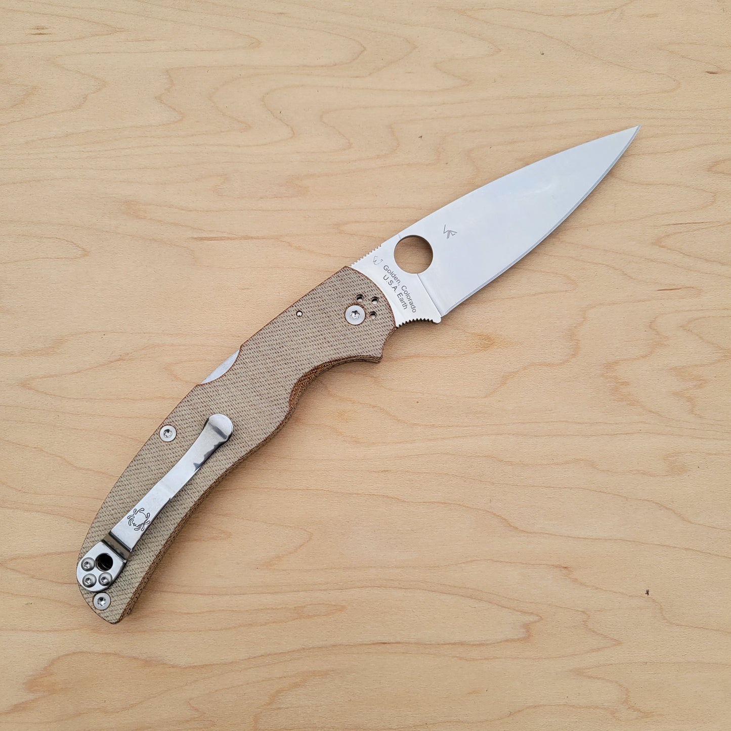 Spyderco Native Chief - Micarta CRUWEAR C244MPCW