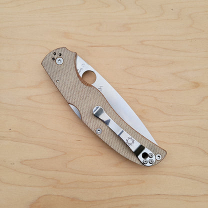 Spyderco Native Chief - Micarta CRUWEAR C244MPCW