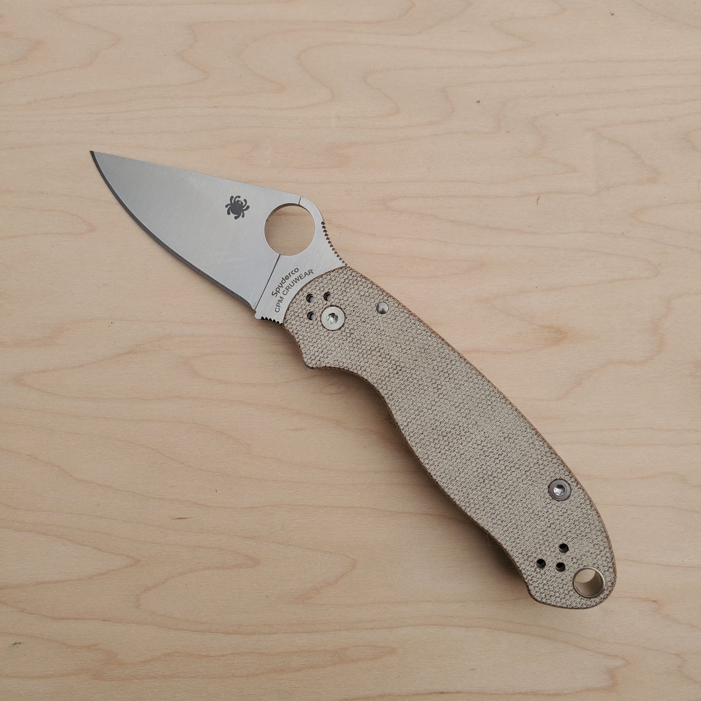 Spyderco Para 3 - Cruwear Micarta - C223MPCW