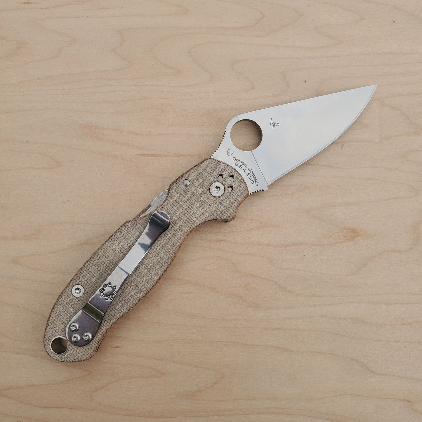 Spyderco Para 3 - Cruwear Micarta - C223MPCW