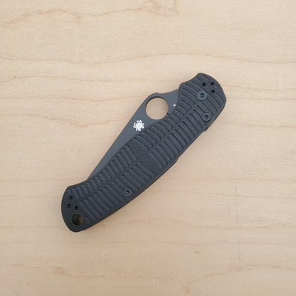 Spyderco Para Military 2 Salt - Black G10 MagnaCut Black  C81GCBKP2